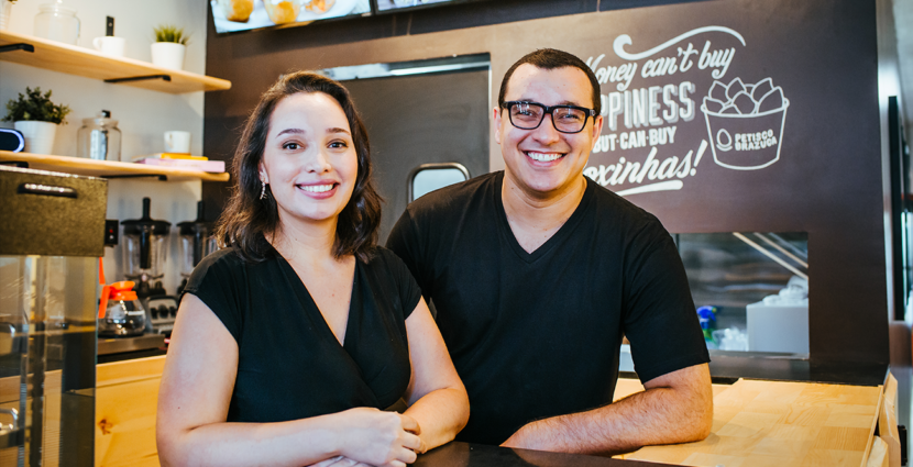 Ricardo Rosa e Vanessa Oliveira inauguram primeira loja da Petisco Brazuca no Brooklyn em New York